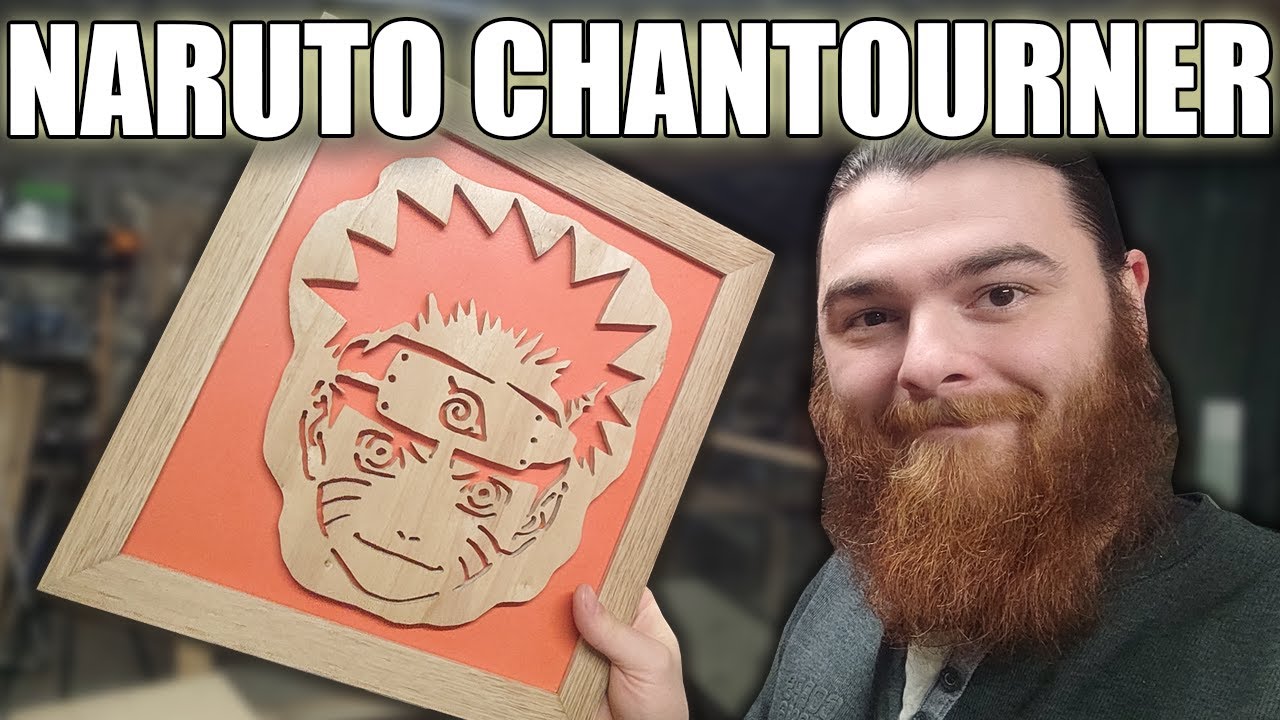 R&eacute;alisation d'un cadre Naruto &agrave; la scie &agrave; Chantourner !