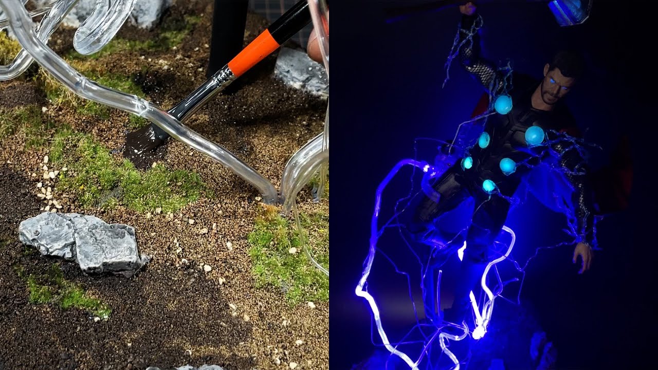 Hot Toys THOR Avengers: Infinity War "Bring Me, THANOS" DIORAMA