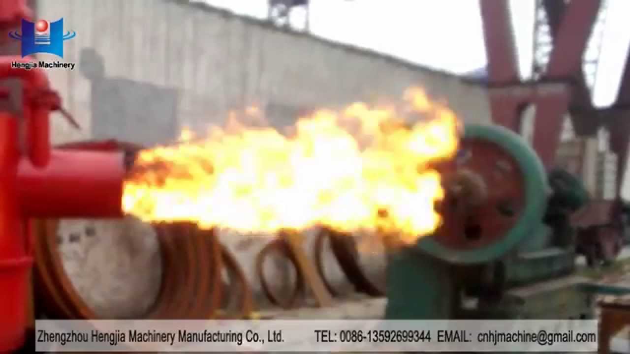Small simple coal gasifier working condition