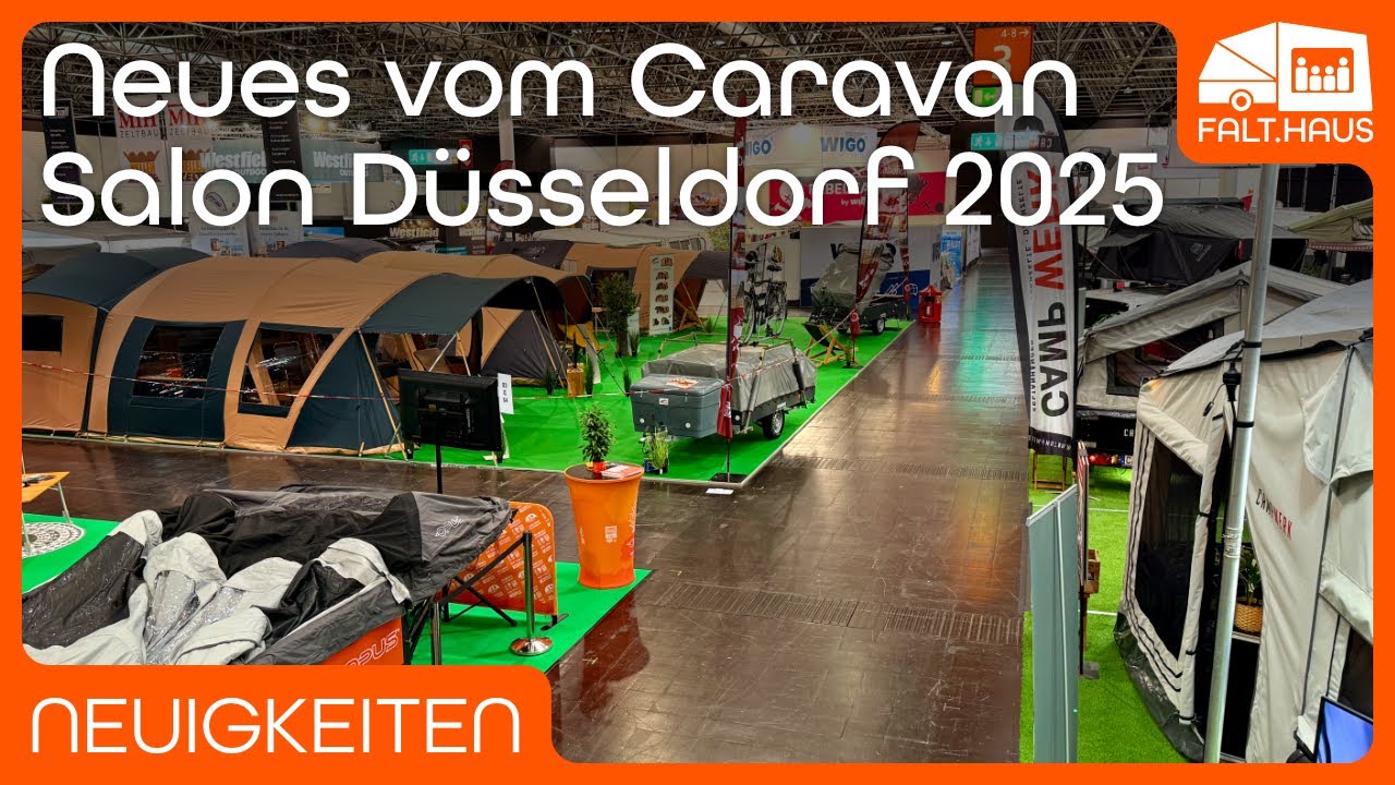 Caravan Salon D&uuml;sseldorf 2025: Neue Zeltanh&auml;nger & Zubeh&ouml;r-Highlights