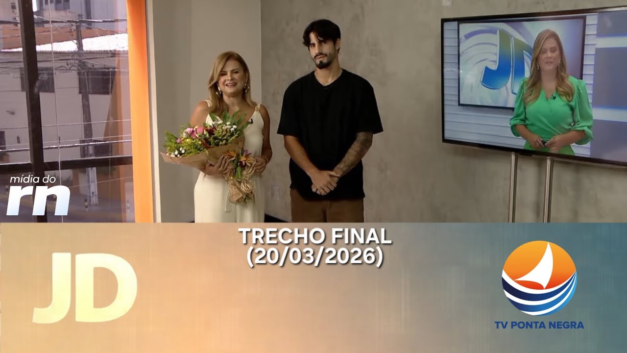 Trecho Final do Último Jornal do Dia com o padrão de 2024 (20/03/2026) - TV Ponta Negra 