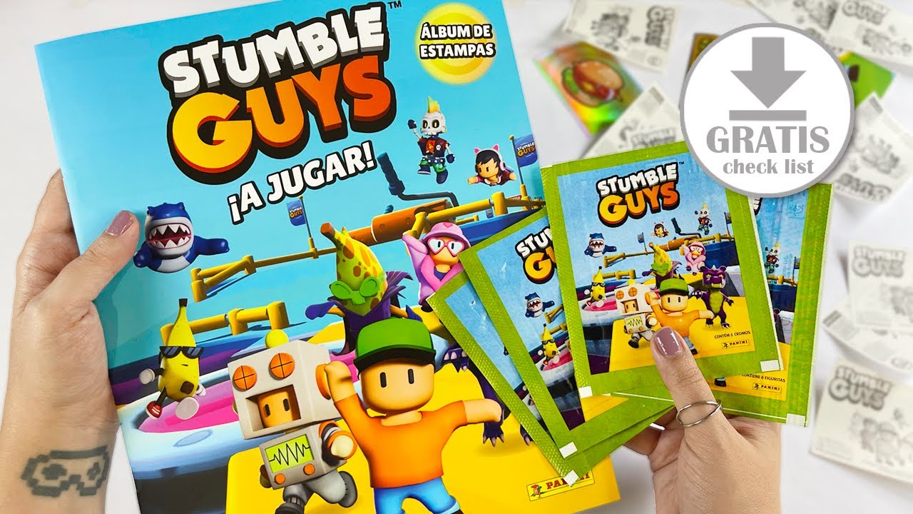 Álbum STUMBLE GUYS 🙂🙎‍♂️🧢 Review Panini México 📝 GRATIS Checklist