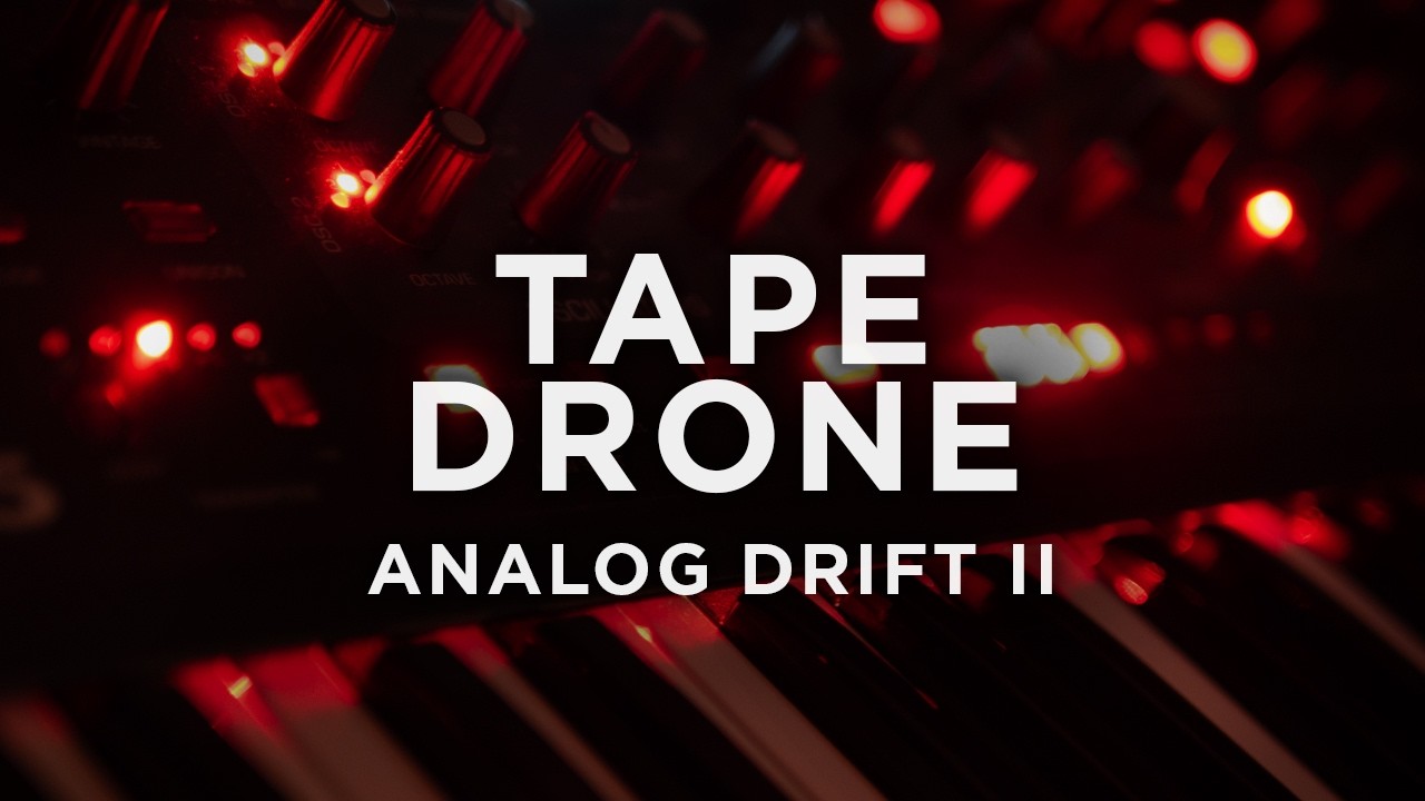 Analog Drift II – Tape Drone | Warm Analog Drone for Sleep & Focus | No Loops, No AI
