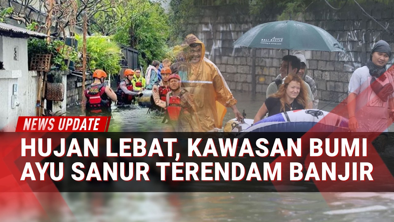 350 Orang Dievakuasi! Banjir Sanur Bali Picu Normalisasi Tukad Mati