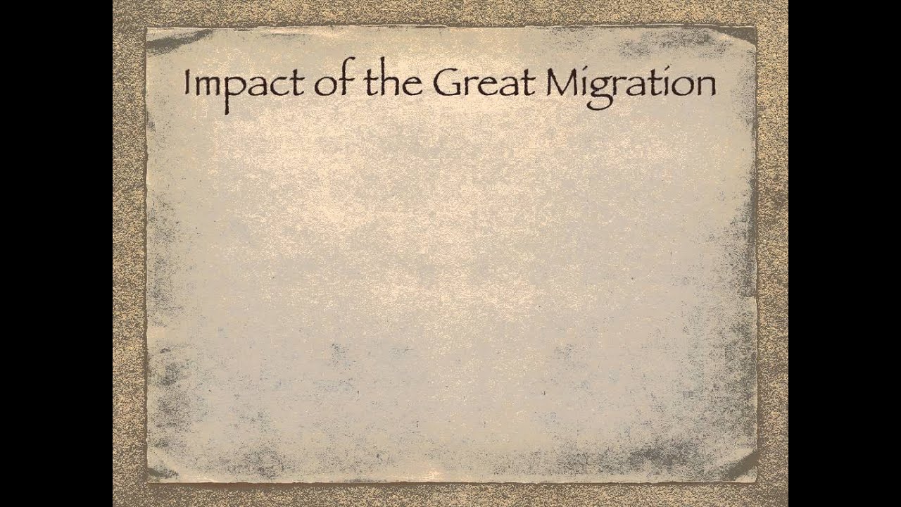 The Rise of the Sun Belt vs The Great Migration CSI Video