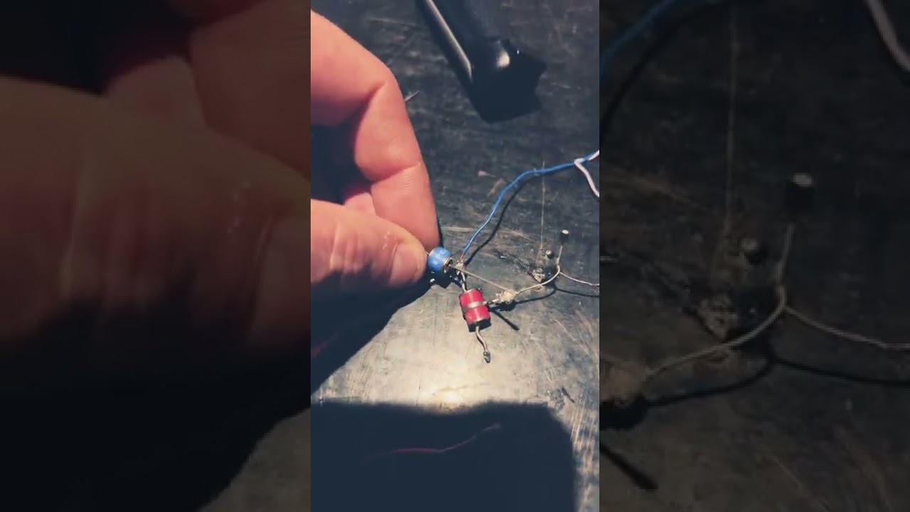 Why does this gas discharge tube conduct and complete the circuit with out being energized?