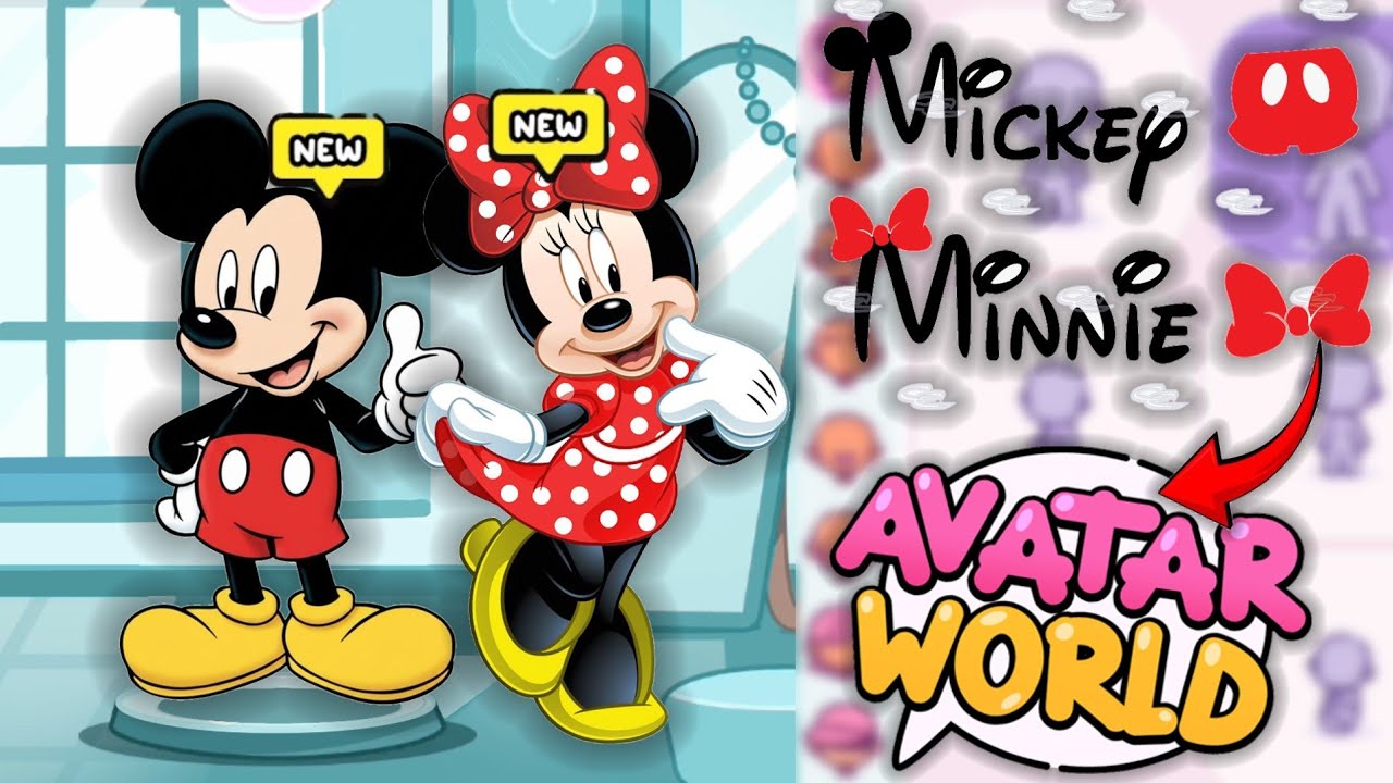 NEW ✅ EASY Way to make Mickey and Minnie in Avatar World! (2026) #pazuavatarworld 