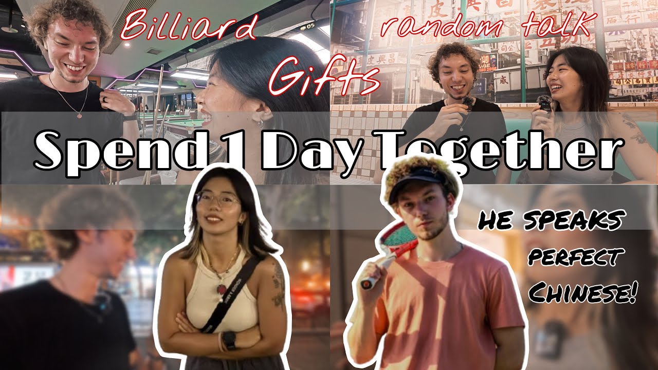 俄罗斯小哥飙中文！Finally Meet IRL｜Billiards, Random Talks & Unexpected Gifts! (full Chinese, HSK4/5, subs)