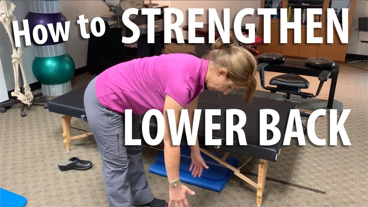 Best exercise to strengthen lower back explained by Irvine Posture Doctor