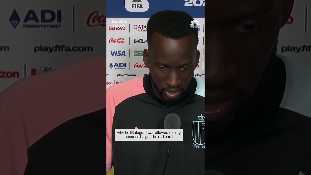 Belgium's Nicolas Raskin says win against U.S. was 'justice' after red card controversy