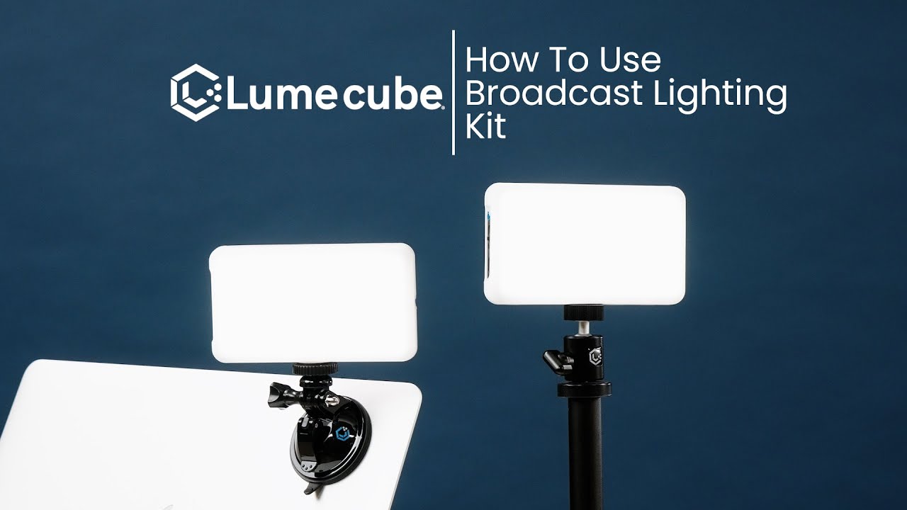 How To Use: Broadcast Lighting Kit - Product Overview
