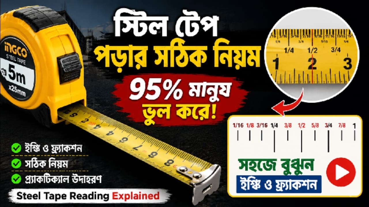 স্টিল টেপে থাকা সুতো কি? তা কিভাবে ক্যালকুলেশন করতে হয়?