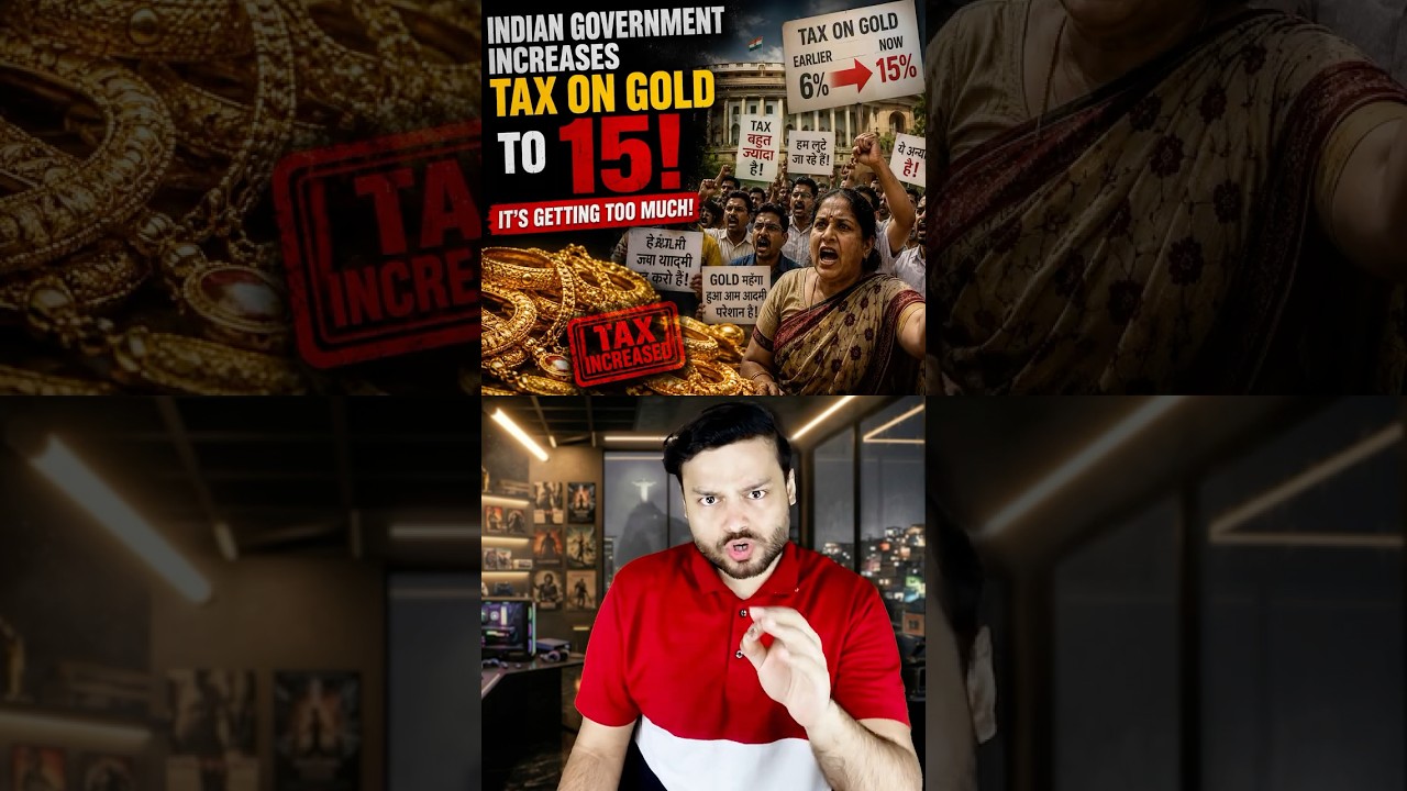 Modi Made Gold Buying IMPOSSIBLE! Now INCREASED TAX Gold Duty to 15% - Indians Shocked #shorts