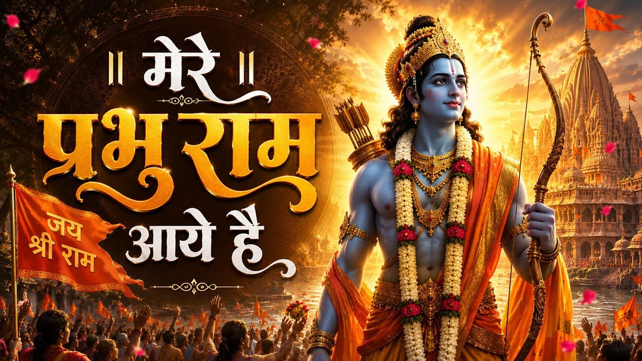 सजा दो घर को गुलशन सा | Mere Prabhu Ram Aaye Hain | Beautiful Ram Bhajan 2026 |
