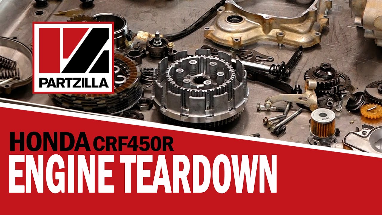 Honda CRF450 Engine Teardown | 2005 Honda CRF450 Engine Rebuild Project | Partzilla.com