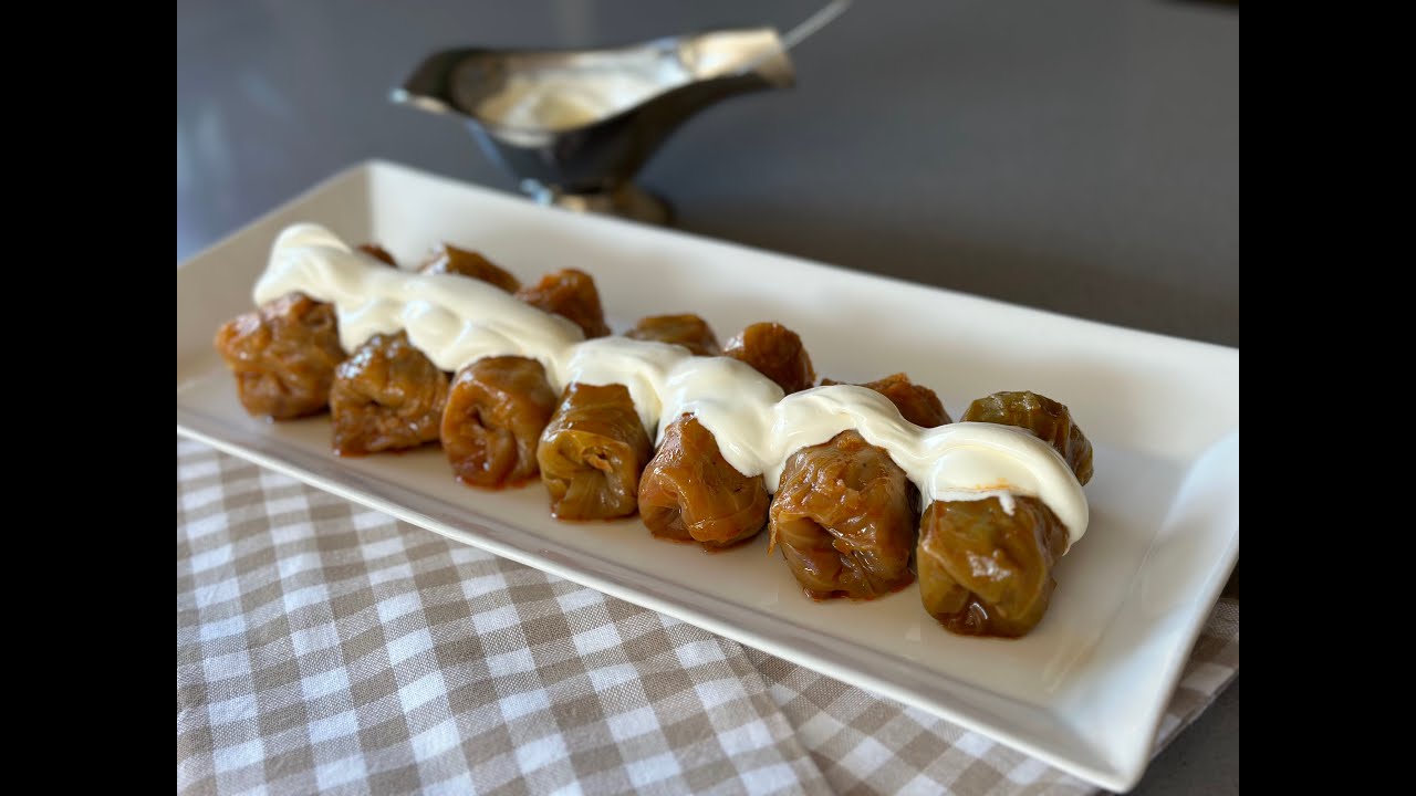 Rollitos de COL con carne(SARMALE)-Comida tradicional de RUMANIA #sarmale #cocina #comida #recetas