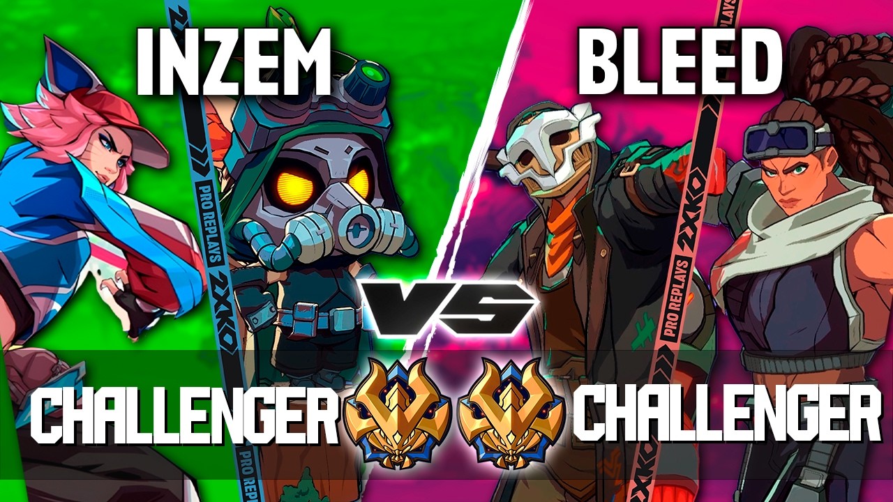 2XKO ▰ INZEM (Teemo-Ahri) vs BLEED (Ekko-Illaoi) ▰ 2XKO Pro level replays