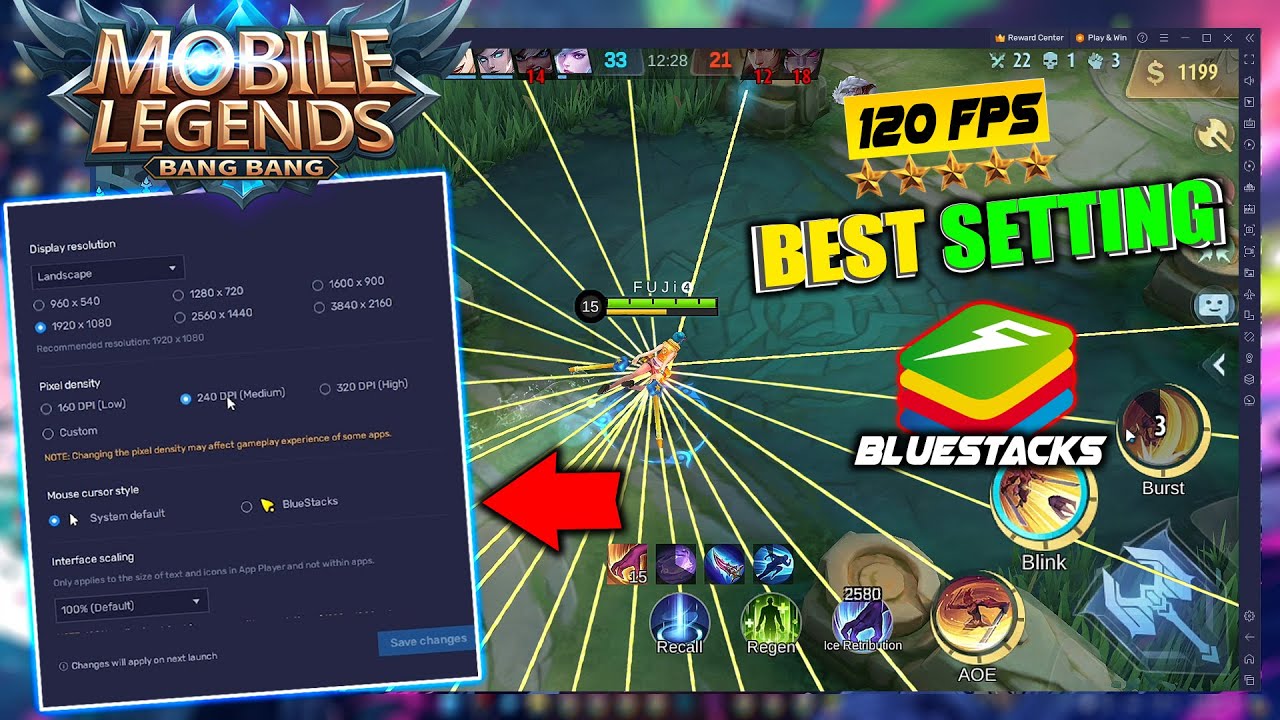 НОВЫЙ СЕТТИНГ MOBILE LEGENDS НА BLUESTACKS✅MOBILE LEGENDS НА ПК СЕКРЕТНЫЙ СЕТТИНГ 120 FPS СУПЕР П...