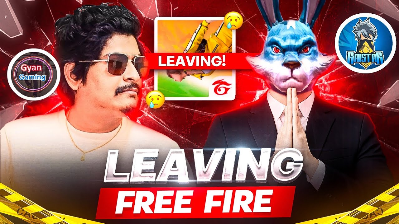Why @RaiStar Quit Free Fire @GyanGaming Leave Free Fire 😱| what happened?