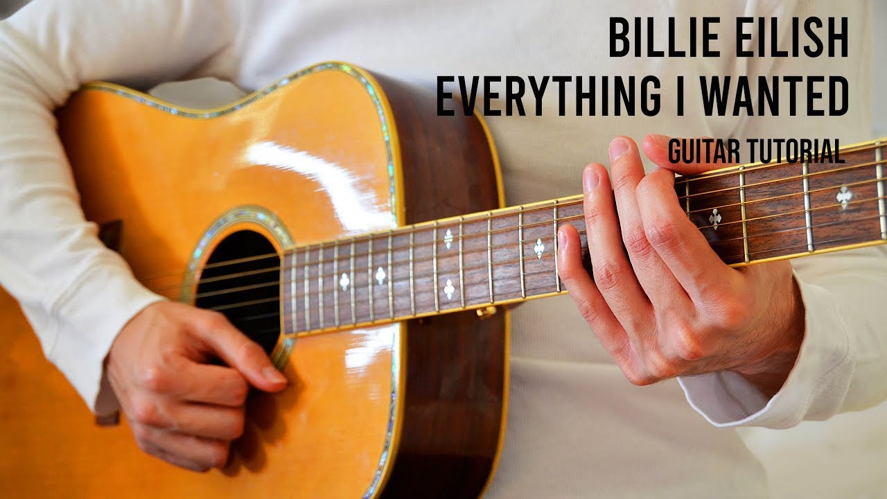 Billie Eilish - everything i wanted EASY Guitar Tutorial With Chords / Lyrics