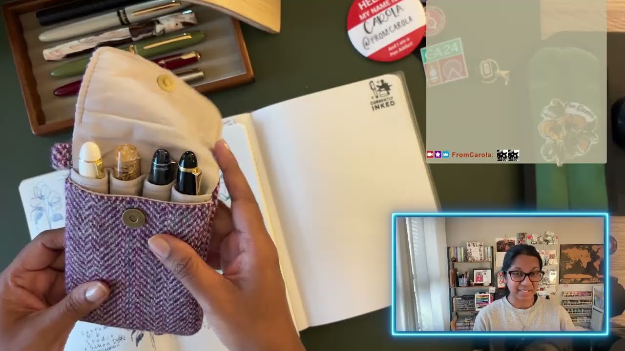 Currently Inked Fountain Pens 🖋️ writing and drawing | Dec 10 Livestream Replay