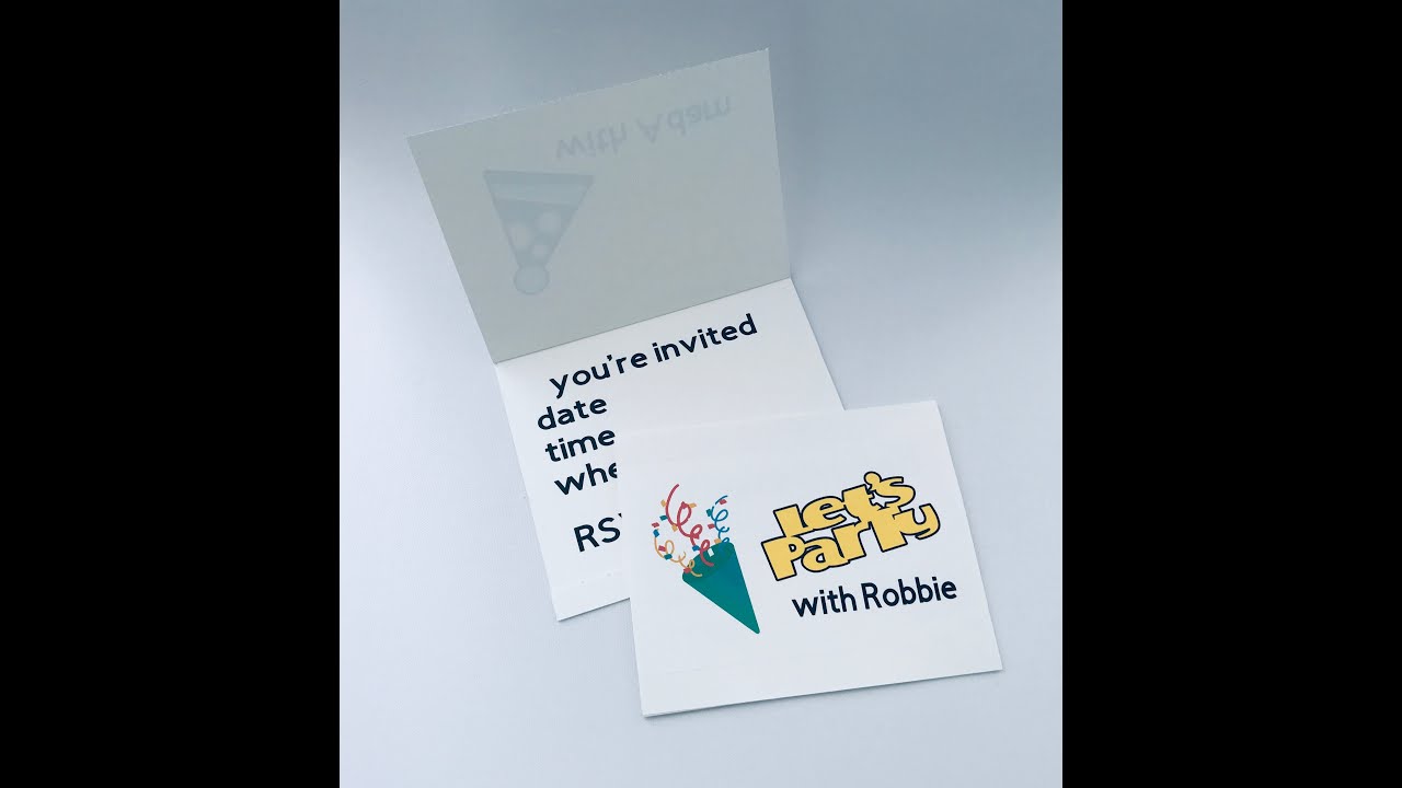 Invitations with the Cricut Maker Perforation Blade...How To