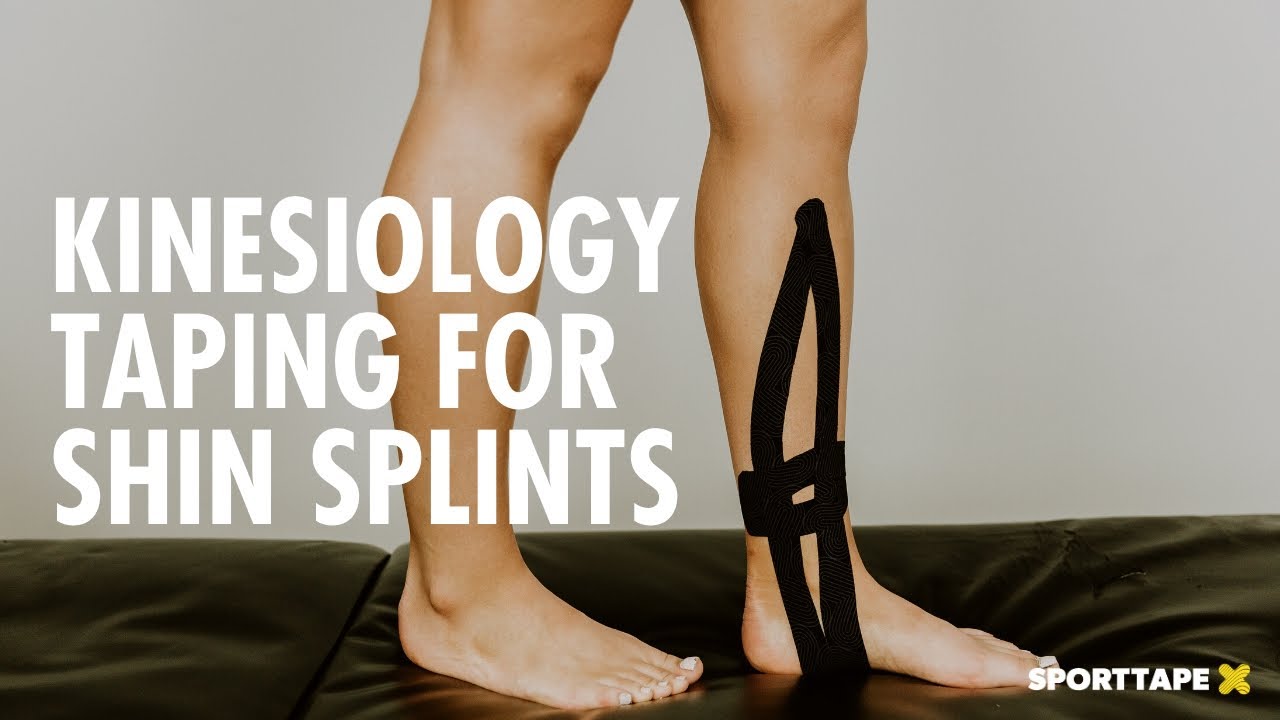 Kinesiology Taping for Shin Splints - How To Tape Your Shin Using Kinesiology Tape