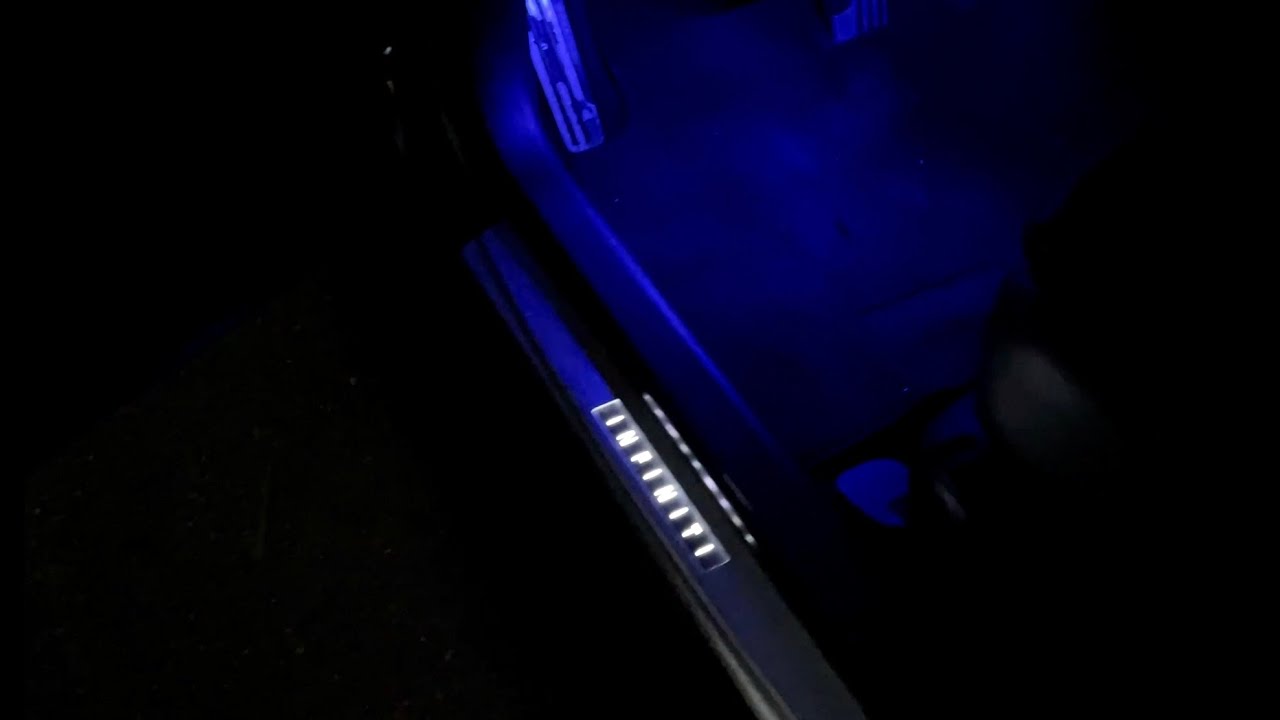 How To Install Illuminated Door Kick Plates On G37 Sedan