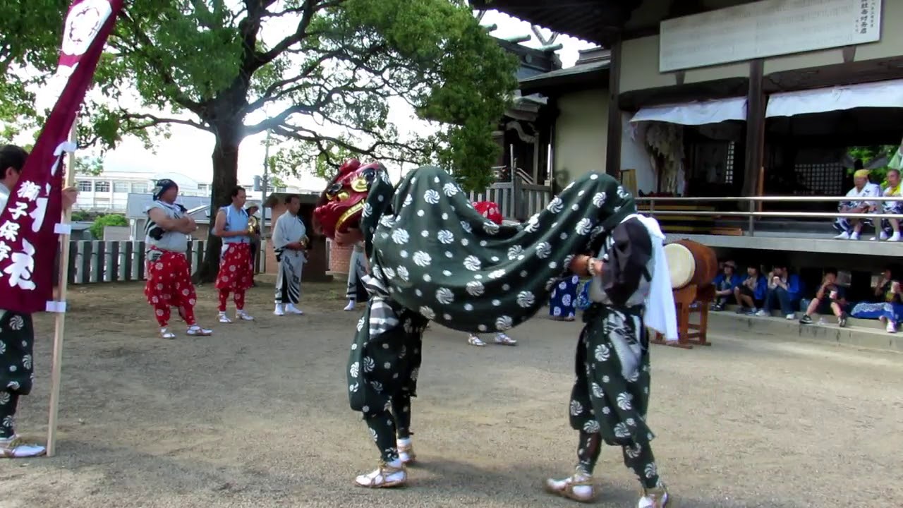 須佐神社神幸祭・獅子舞 2019.5.11 ca