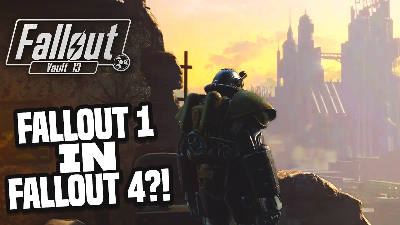 Vault 13 - A First Look at Fallout 1 in Fallout 4...