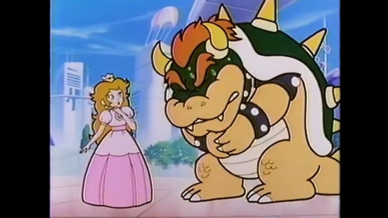 Super Mario Amada Anime - Mario vs Bowser (but with The Super Mario Bros. Super Show Dub voices)