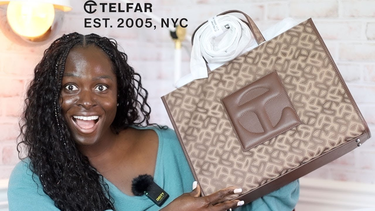 *NEW* Telfar Monogram Jacquard Shopping Bags - UNBOXING 😱 | OHEMAA