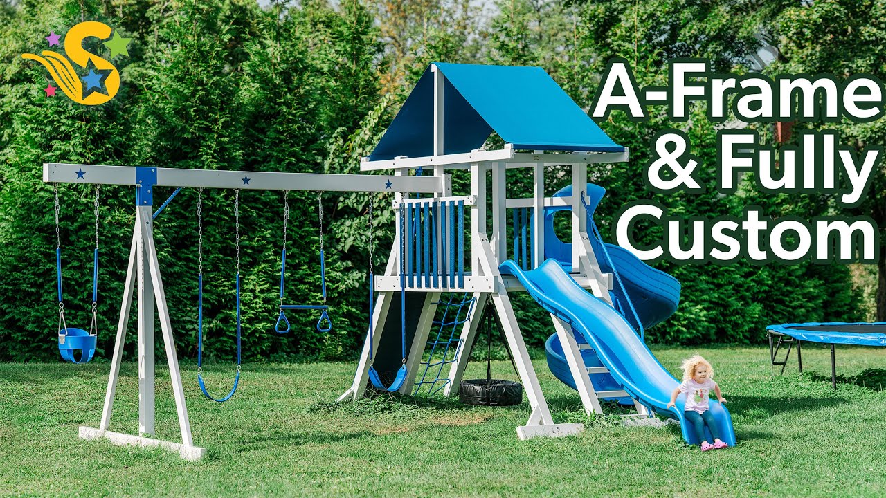 Galaxy A-Frame Swing Set Tour | Customizable Amish-Built Playset