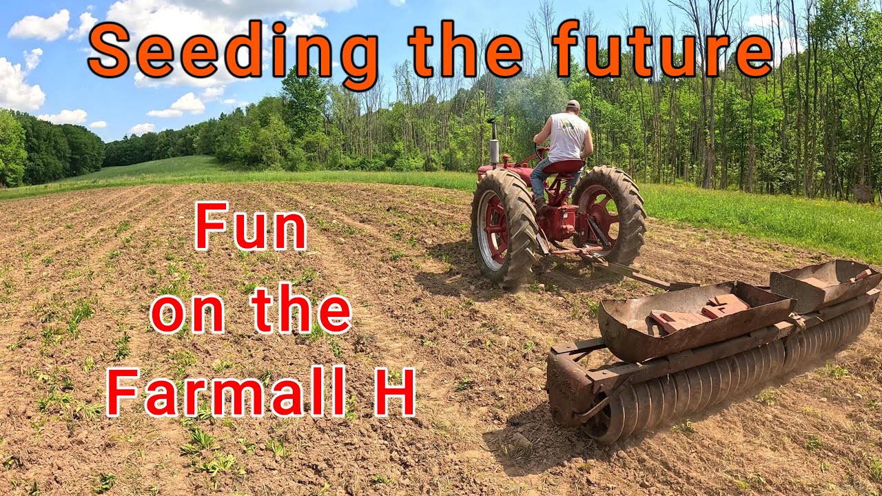 Letting the seed fly. Planting a new pasture the small farm way.