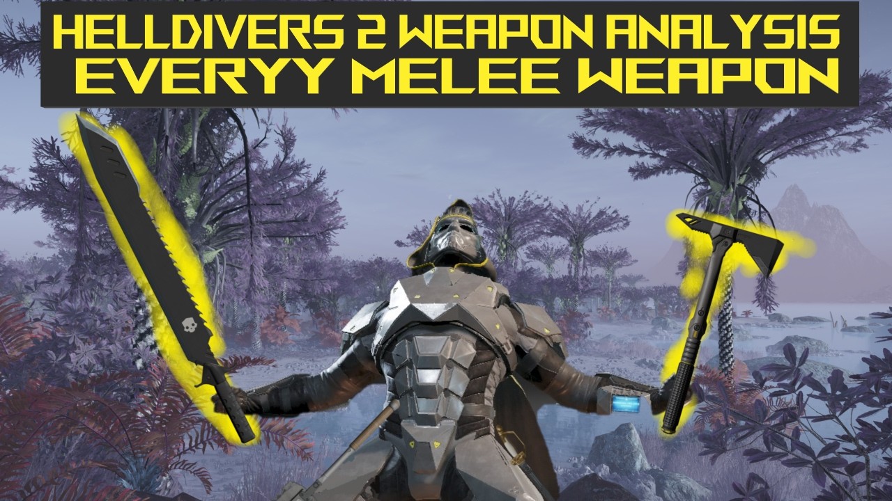 Helldivers 2 Weapon Analysis: Melee Secondaries