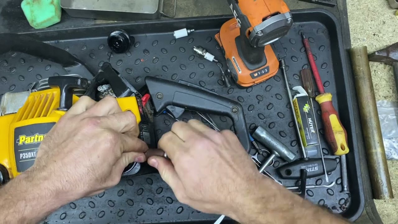 Бензопила Partner P350  первое ТО