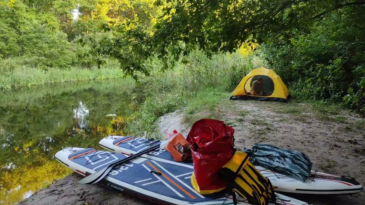 Сапсёрфинг на реке Битюг. 2х-дневный сплав на сапбордах 05-06.08.23г Старая Чигла - Коршево