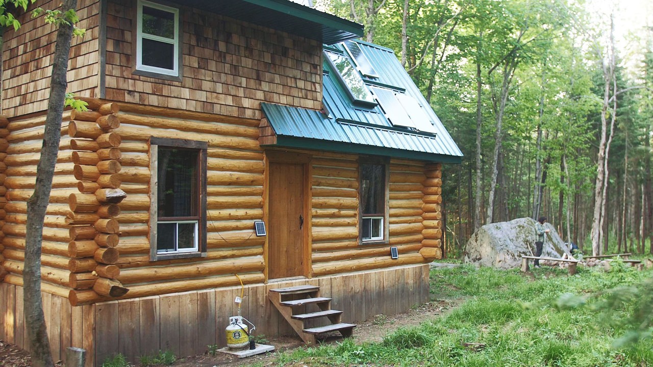 Leaving the City to Build an Off Grid Log Cabin