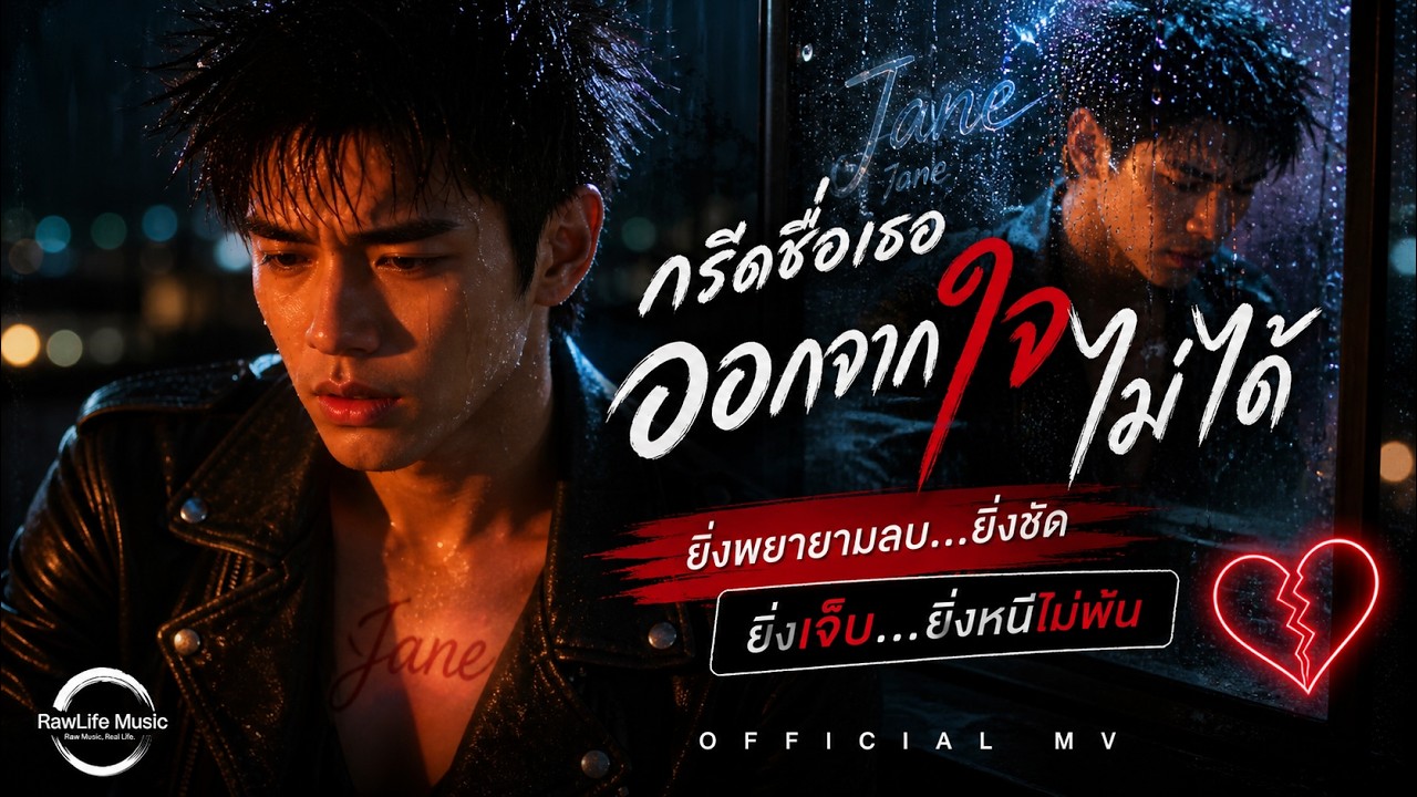 กรีดชื่อเธอออกจากใจไม่ได้ - Nat RawLife [ OFFICIAL MV ]