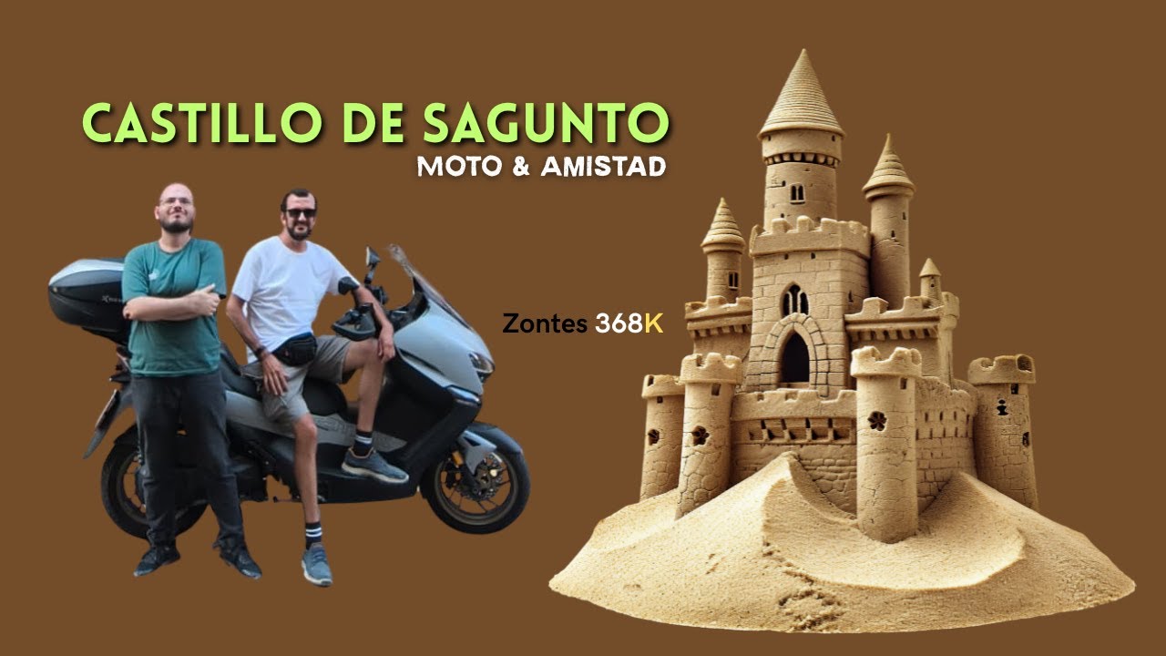 En moto al Castillo de Sagunto | Viaje, historia y amistad