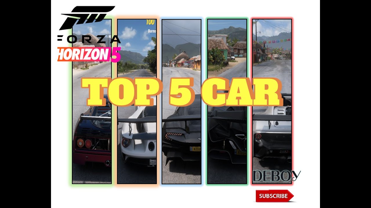 Top 5 supercar on forza horizon 5 Speed test gameplay