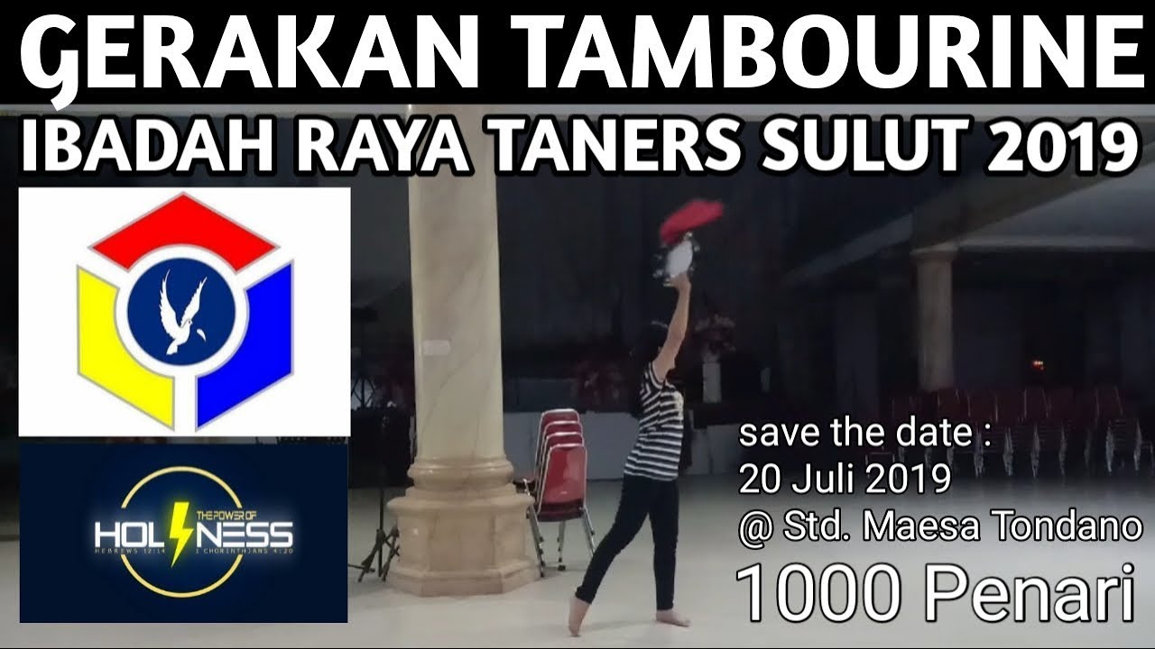 GERAKAN TAMBOURINE || Yang akan digunakan di Ibadah Raya TANERS SULUT 2019