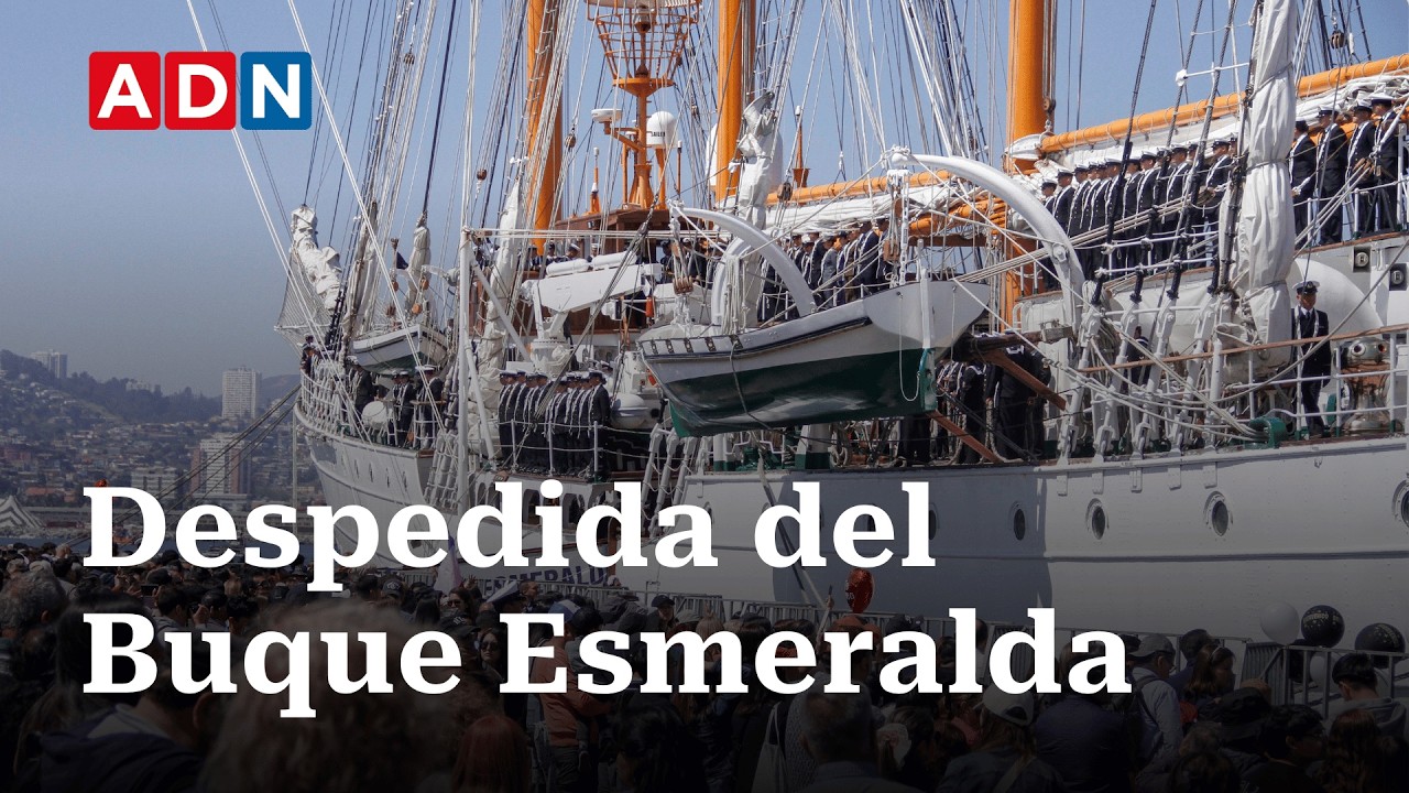 Presidente Kast encabeza despedida del Buque Escuela Esmeralda