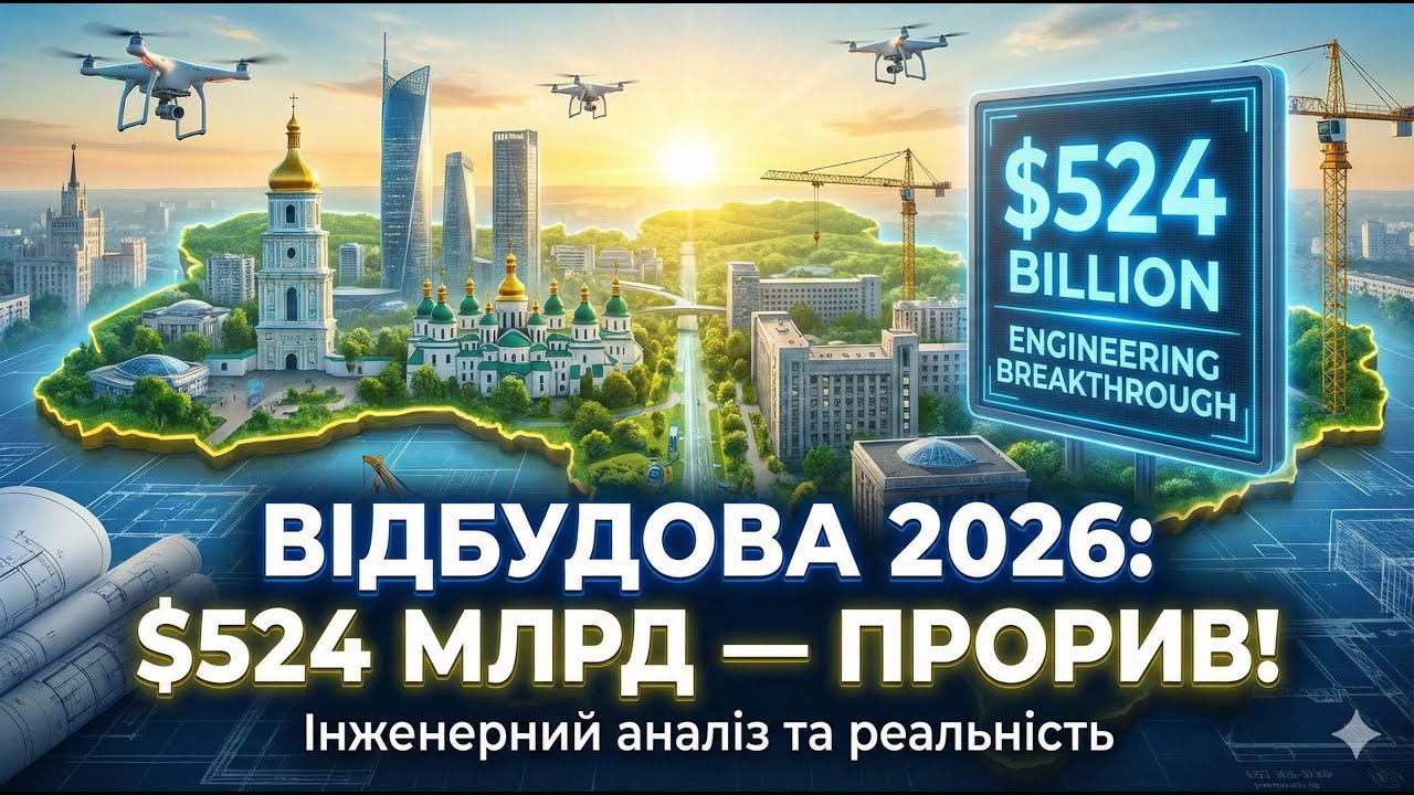 Відбудова України 2026: Інженерний аналіз та $524 млрд