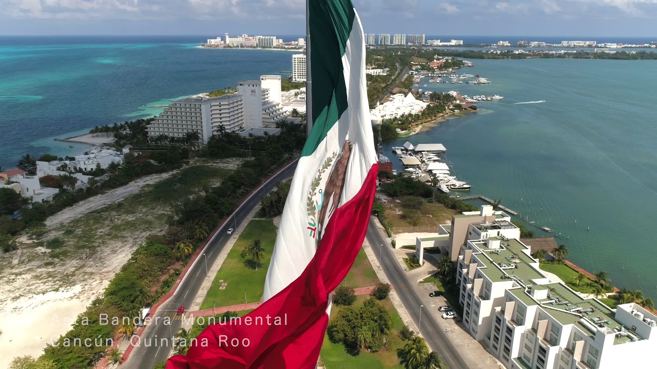 Cancun en Cuarentena 4k desde un dron