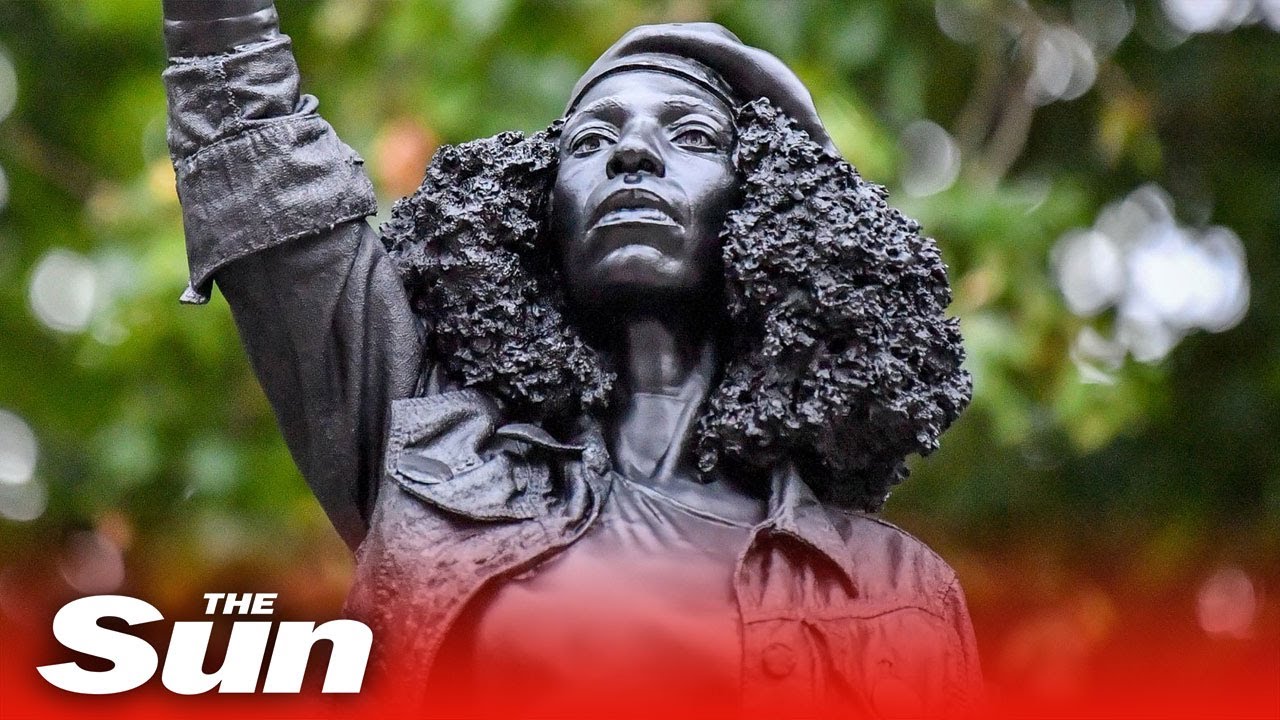 Toppled Edward Colston statue in Bristol replaced with Black Lives Matter sculpture