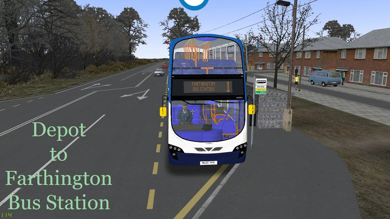Omsi 2 Farthington Demo- 1 Depot to Farthington Bus Station