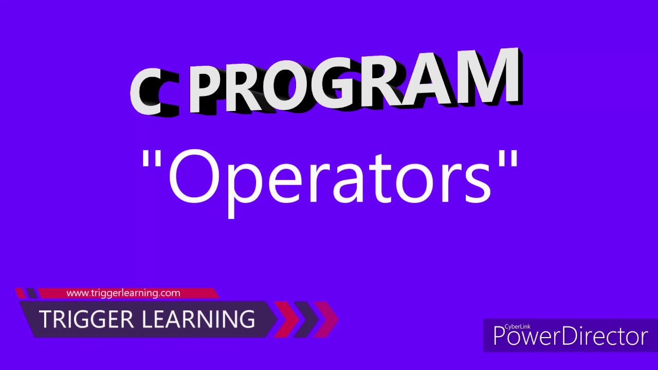 operators in c | arithmetic, relational |
