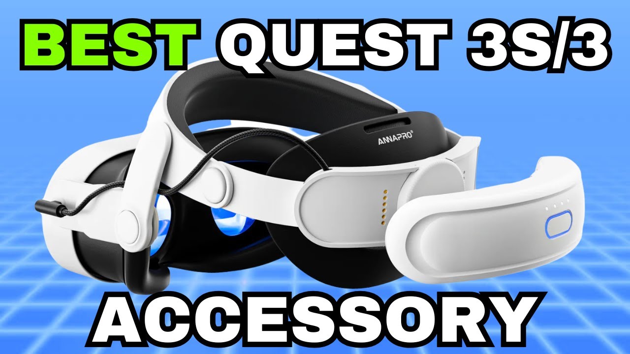 BEST QUEST 3/3S ACCESSORY! ANNAPRO Magnetic Battery Head Strap for Meta Quest 3S/3