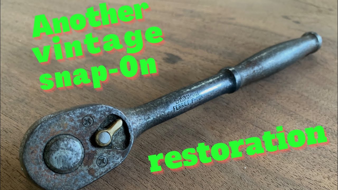 Реставрация трещотки Snap-on Ferret! Возвращаем её к жизни! Эпоха Второй мировой войны!